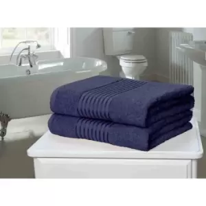 Rapport Home Furnishings Windsor 500gsm Towel Bale - 2 Piece - Denim