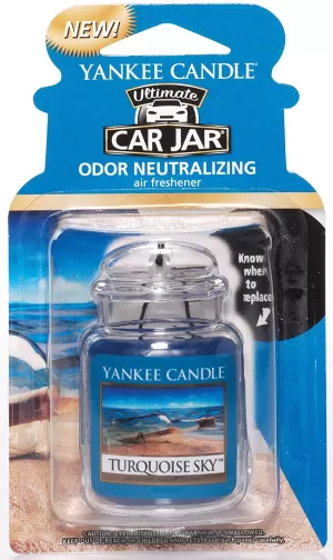 Turquoise Sky (Pack Of 10) Yankee Candle Car Jar Air Freshener