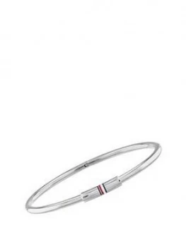 Tommy Hilfiger Silver Tone Ladies Bangle