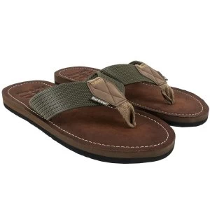 Barbour Mens Toeman Beach Sandals Olive 8