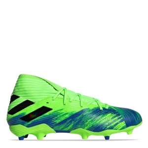 adidas Nemeziz 19.3 Football Boots Firm Ground - Green/Black/Blu