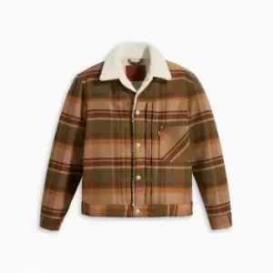 Levis Type 1 Sherpa Jacket - Brown