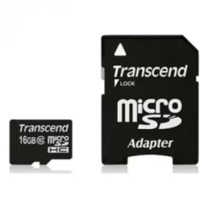 Hama Micro SDHC 16GB Class 10 C/W Adapter 00108088