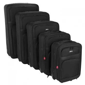 Slazenger Trolley 2Pcs Set Black Suitcase