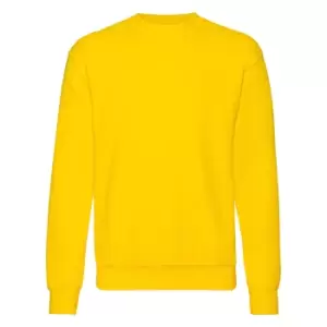 Fruit Of The Loom Mens Set-In BelcoroA Yarn Sweatshirt (M) (Sunflower)