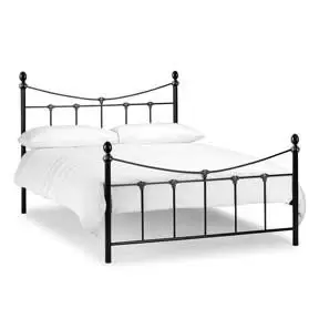 Julian Bowen Rebecca Bed 150cm Black/Gold