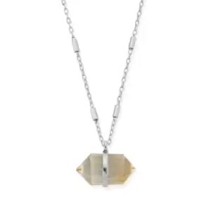 ChloBo Silver & Citrine Double Point Sky Goddess Necklace