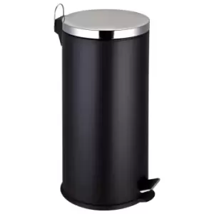 Premier Housewares 30L Pedal Bin - Matt Black