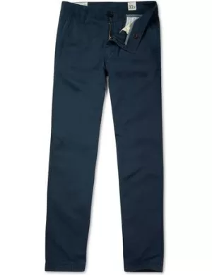 FatFace Modern Coastal Straight Fit Chinos - Navy, Size 30, Men