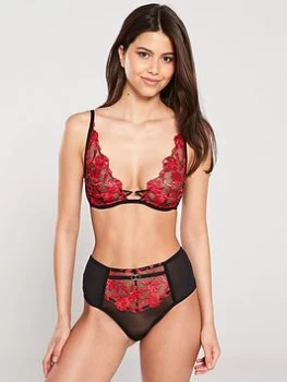 Ann Summers Cecile High Apex Bra - Red, Size 36C, Women