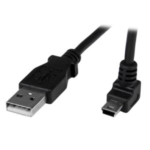 StarTech 1m Mini USB Cable A to Up Angle Mini B