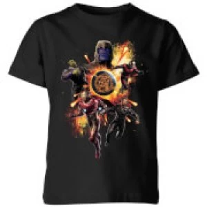 Avengers: Endgame Explosion Team Kids T-Shirt - Black - 5-6 Years