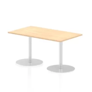 Italia Poseur Table Rectangle 1400/800 Top 725 High Maple