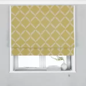 Olivia Citron Blackout Roman Blind Yellow