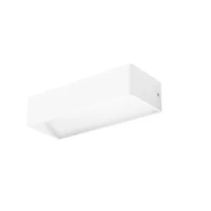 Toppi LED Flush Wall Light White 1100lm 3000K