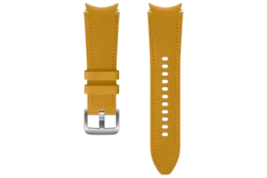 Samsung Galaxy Watch4/Watch4 Classic Hybrid Leather Strap (S/M) in Mustard (ET-SHR88SYEGEU)