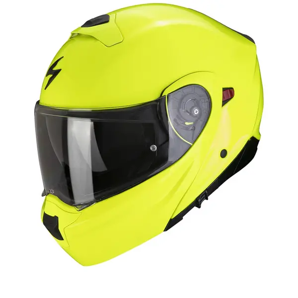 Scorpion Exo-930 Evo Solid Yellow Fluo Modular Helmet 2XL