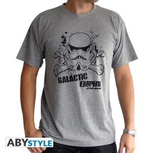 Star Wars - Galactic Empire Mens X-Large T-Shirt - Grey