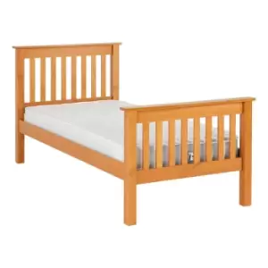 Seconique Monaco 3' High End Bed - Antique Pine