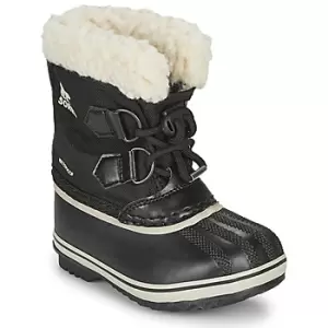 Sorel CHILDRENS YOOT PAC NYLON boys's Childrens Snow boots in Black. Sizes available:7 toddler,8 toddler,9 toddler,10 kid,11 kid,11.5 kid,12 kid