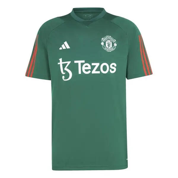 adidas Manchester United Tiro 23 Training Jersey 2023 2024 Adults - Green XL