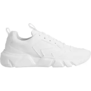 Calvin Klein Low Top Lace Up Lth Hf - White