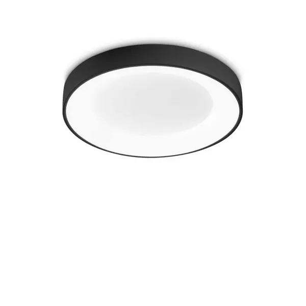 Planet Integrated LED Semi Flush Light Black 2000Lm 3000K