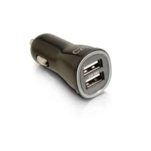 Smart 2-Port USB Car Charger, 2.4A Output