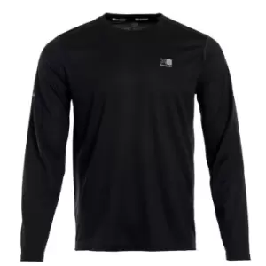 Karrimor Long Sleeve Run T Shirt Mens - Black