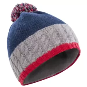 Trespass Sheeran Knitted Hat (One Size) (Navy)