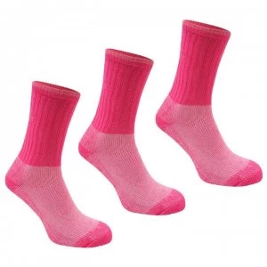 Karrimor Heavyweight Boot Socks 3 Pack - Pink