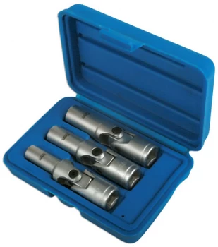 Laser Tools 4122 Glow Plug Socket Set - 3/8"D 3pc Chrome Vanadium