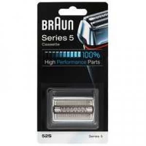 Braun Replacement Heads Series 5 Cassette 52S Silver