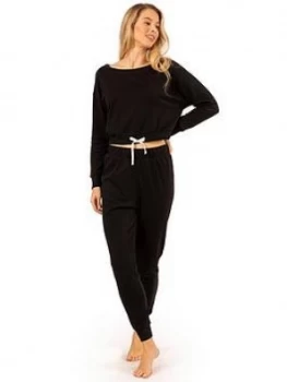 Dorina Pyjama Bottoms - Black