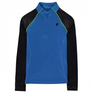 Nevica Vail Zip Top - Blue/Black AOP