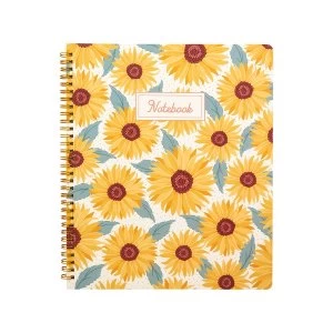 Sass & Belle Sunflowers A4 Lined Notebook