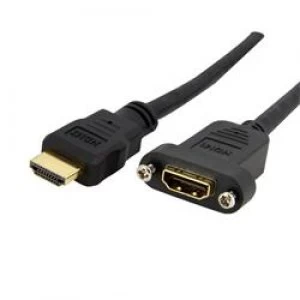 StarTech.com 3ft Standard HDMI Cable for Panel Mount - F/M