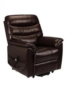 Julian Bowen Pullman Real Leather/Faux Leather Dual Motor Rise And Recline Chair