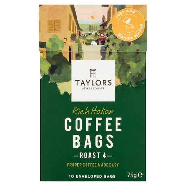 Taylors Rich Italian Coffee 10 Bags