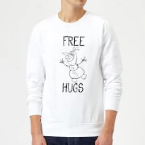 Disney Frozen Olaf Free Hugs Sweatshirt - White - XXL