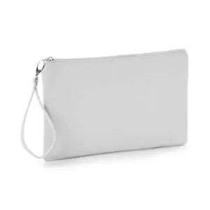 Westford Mill Canvas Cosmetic Bag (One Size) (Light Grey)
