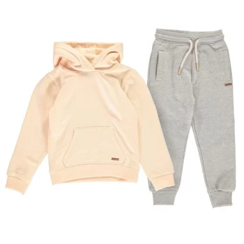 Firetrap 2 Piece Jogging Set Infant Girls - Blush/Grey