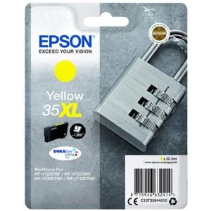 Epson Padlock 35XL Yellow Ink Cartridge