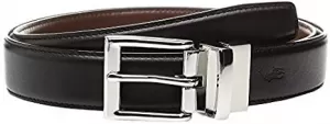 Polo Ralph Lauren Mens Smooth Leather Reversible Belt - Black/Saddle - L/W36