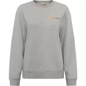 French Connection Sunshine Organic Graphic Sweatshirt - Grey