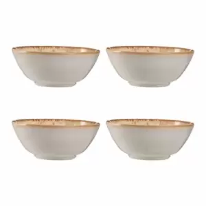 Mason Cash Reactive Cream Set Of 4 Bowls 16.5Cm