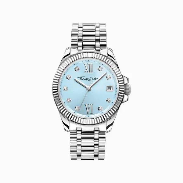 Thomas Sabo Watches Stainless Steel Case Divine Blue White Stones Watc