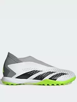 Adidas Mens Predator Laceless 20.3 Astro Turf Football Boot, White, Size 7, Men