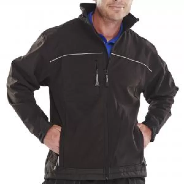 Click Soft Shell Jacket Black Large