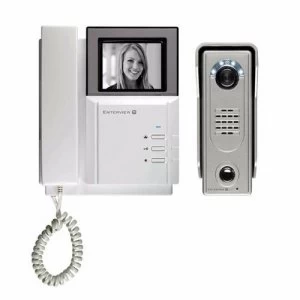 ESP Enterview 5 Black and White Door Entry Weatherproof Vandal Intercom Kit